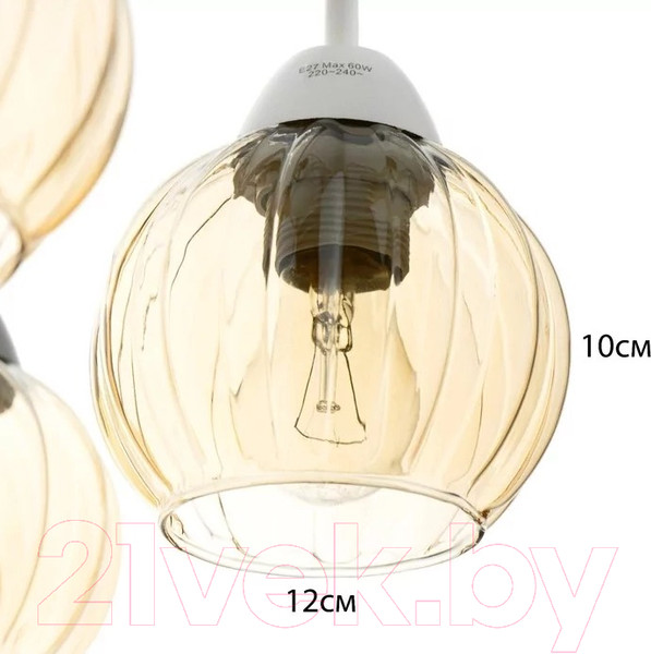 Изображение товара Люстра Aitin-Pro НПБ 02-6x60-105 / C1228/6 (белый)