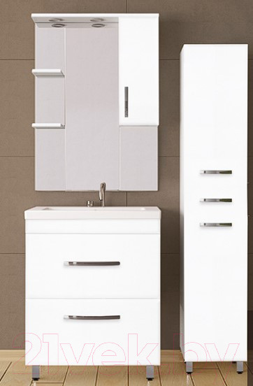 Изображение товара Шкаф-пенал для ванной Style Line Неаполь 36 1 ящик (напольный)