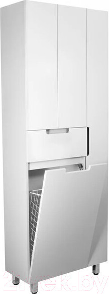 Изображение товара Шкаф-пенал для ванной Style Line Оптима 70 (напольный, корзина, отделение для халата)