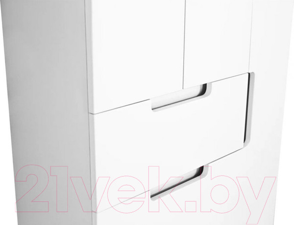 Изображение товара Шкаф-пенал для ванной Style Line Оптима 70 (напольный, корзина, отделение для халата)