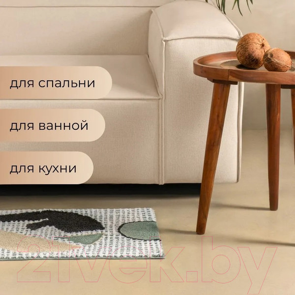 Изображение товара Коврик для ванной Arya Tony / 8680943228116 (серый)