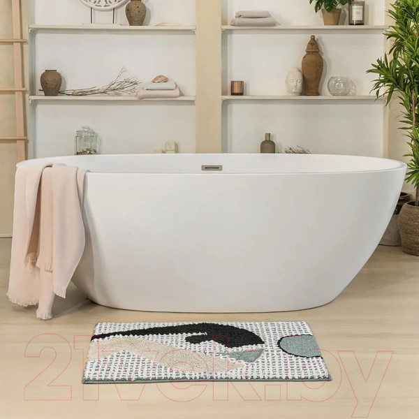 Изображение товара Коврик для ванной Arya Tony / 8680943228116 (серый)