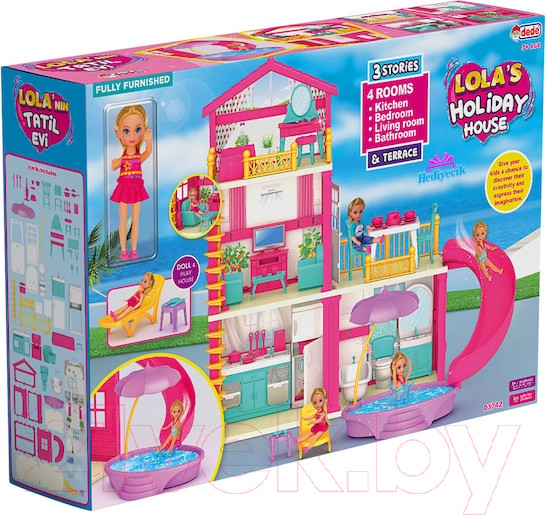 Изображение товара Кукольный домик Dede Lola's Holiday House / 03742