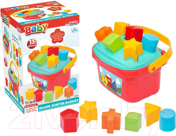 Изображение товара Сортер Dede Логика Волшебное ведерко / 03414