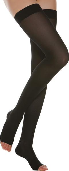 Изображение товара Чулки компрессионные RelaxSan Basic 970А, без мыска, 280 den, 2 кл.к. (22-27mmHg, р.5, черный)
