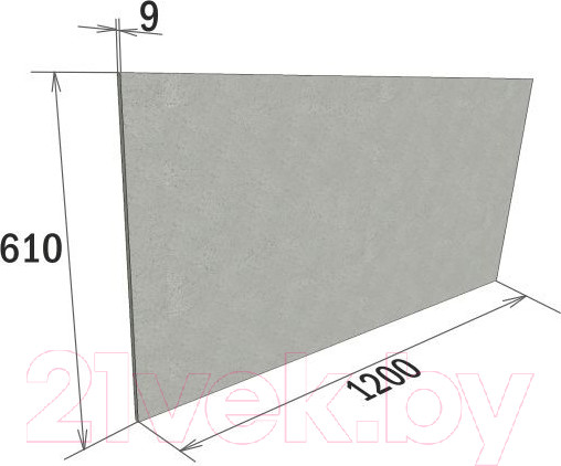 Изображение товара Плита термостойкая TD LTM Flamma 1200x610x9
