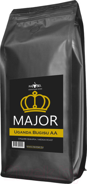 Изображение товара Кофе в зернах Major Uganda Arabica Bugisu AA (1кг)