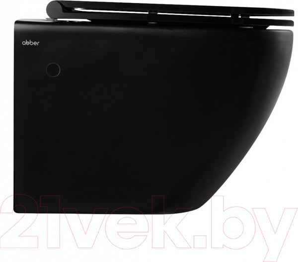 Изображение товара Унитаз подвесной Abber Bequem AC1103MB (черный матовый)