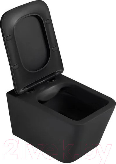 Изображение товара Унитаз подвесной Abber Rechteck AC1201MB (черный матовый)