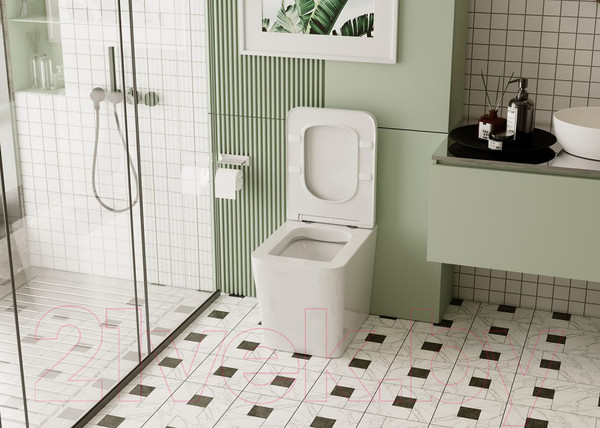 Изображение товара Унитаз приставной Abber Rechteck AC1211