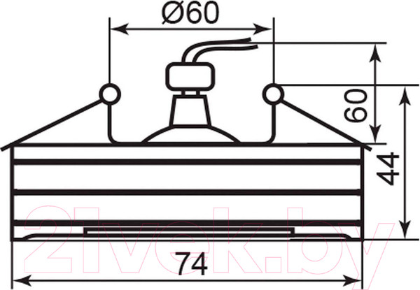 Изображение товара Точечный светильник Feron DL233 (хром, круг)