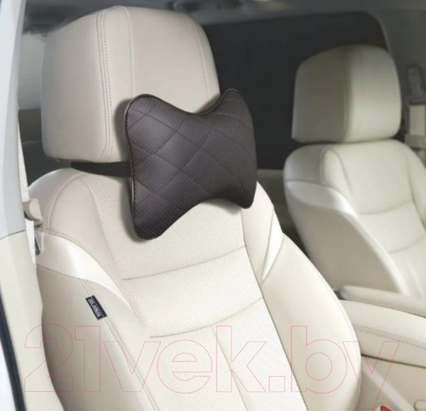 Изображение товара Подушка для автомобиля Siger Pkp002-b (черный/ромб)