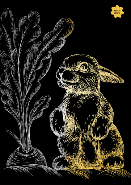 Изображение товара Гравюра Три совы Зайка / GA4_48272