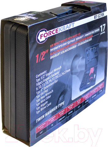 Изображение товара Пневмогайковерт ForceKraft RT-5270K (25895)