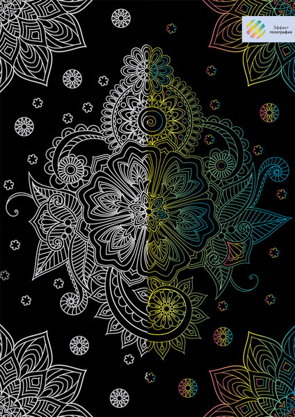 Изображение товара Гравюра Три совы Узоры. Антистресс / GA4_48298