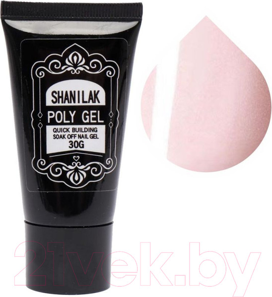 Изображение товара Моделирующий гель для ногтей Shanilak 008 Нежный розовый (30г)