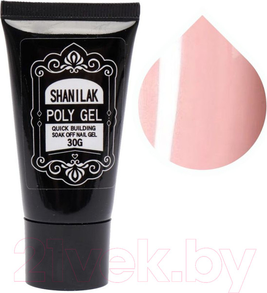 Изображение товара Моделирующий гель для ногтей Shanilak 009 Светло-персиковый (30г)