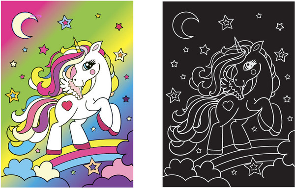 Изображение товара Гравюра Мульти-пульти Единороги / MP_48510