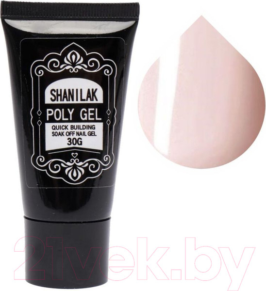 Изображение товара Моделирующий гель для ногтей Shanilak 016 Светло-розовый (30г)