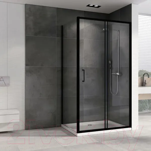 Изображение товара Душевой уголок Abber Schwarzer Diamant AG30130B5-S80B5