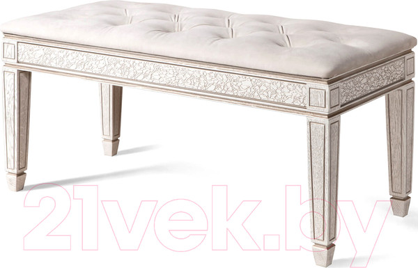 Изображение товара Банкетка Гомельдрев Бристоль ГМ 6499-11 Дуб (Italia-02/белый дуб/патина)