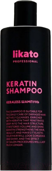 Изображение товара Шампунь для волос Likato Professional Keraless Keratin Shampoo (400мл)