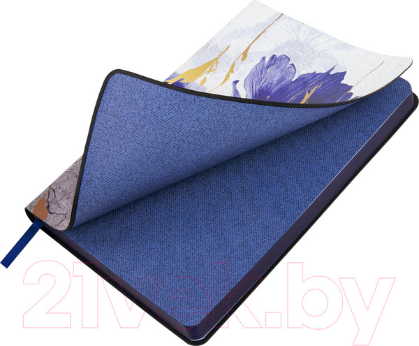 Изображение товара Ежедневник Brauberg Blue Flowers / 112013