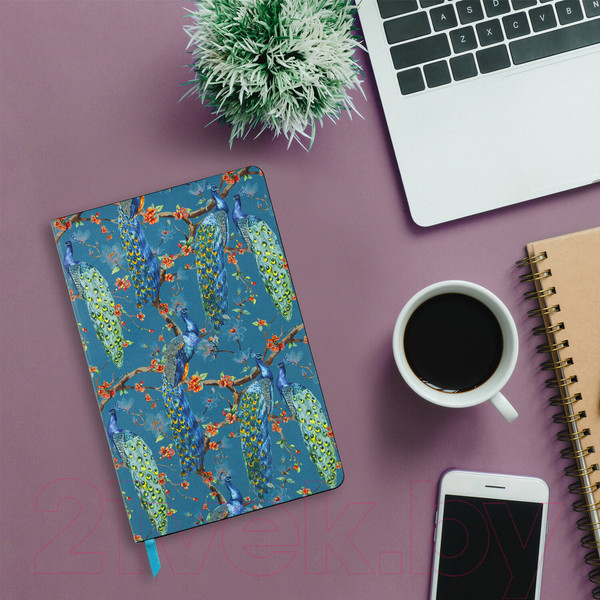 Изображение товара Ежедневник Brauberg Peacocks / 112032