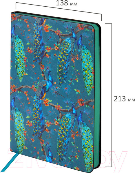 Изображение товара Ежедневник Brauberg Peacocks / 112032