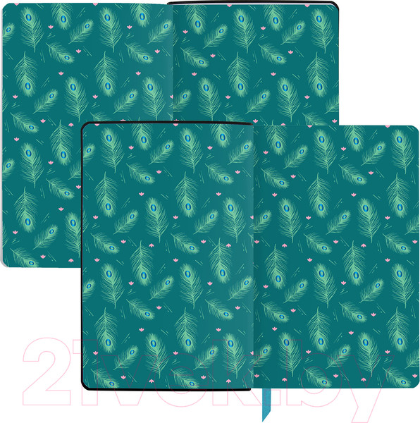 Изображение товара Ежедневник Brauberg Peacocks / 112032