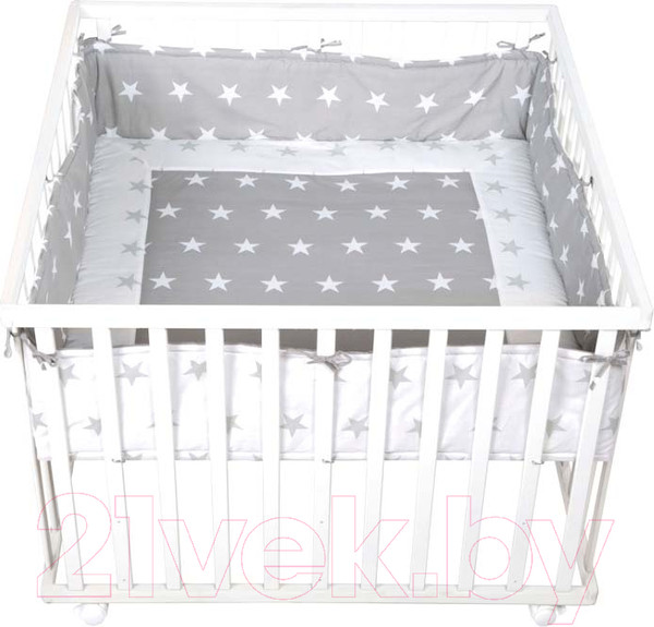 Изображение товара Игровой манеж Roba Little Stars / 202300WEV190 (белый)