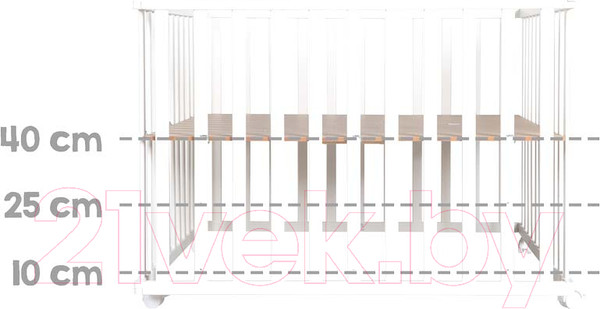 Изображение товара Игровой манеж Roba Little Stars / 202300WEV190 (белый)