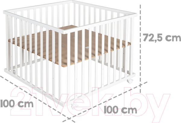 Изображение товара Игровой манеж Roba Star Baby / 0246WRS2 (белый)