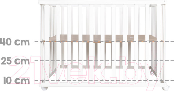 Изображение товара Игровой манеж Roba Star Baby / 0246WRS2 (белый)