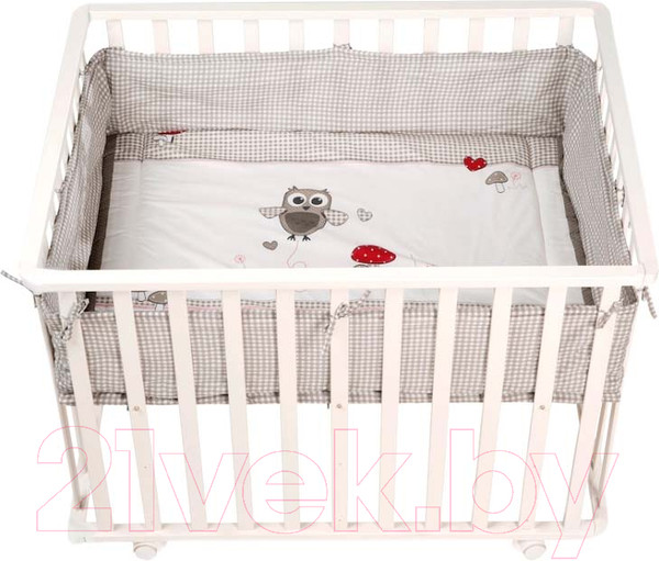 Изображение товара Игровой манеж Roba Adam & Owl / 0241WS148 (белый)