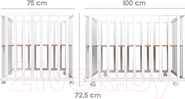 Изображение товара Игровой манеж Roba Adam & Owl / 0241WS148 (белый)