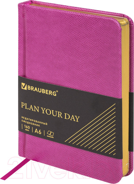 Изображение товара Ежедневник Brauberg Iguana / 114469 (розовый)