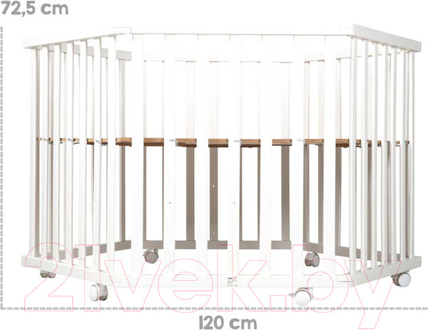 Изображение товара Игровой манеж Roba Adam & Owl / 0232WV148 (белый)