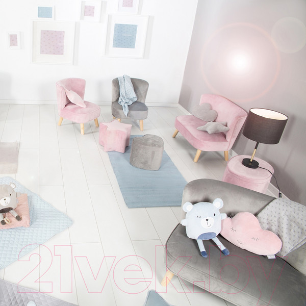 Изображение товара Диван детский Roba Lil Sofa / 450110MA (розовый)