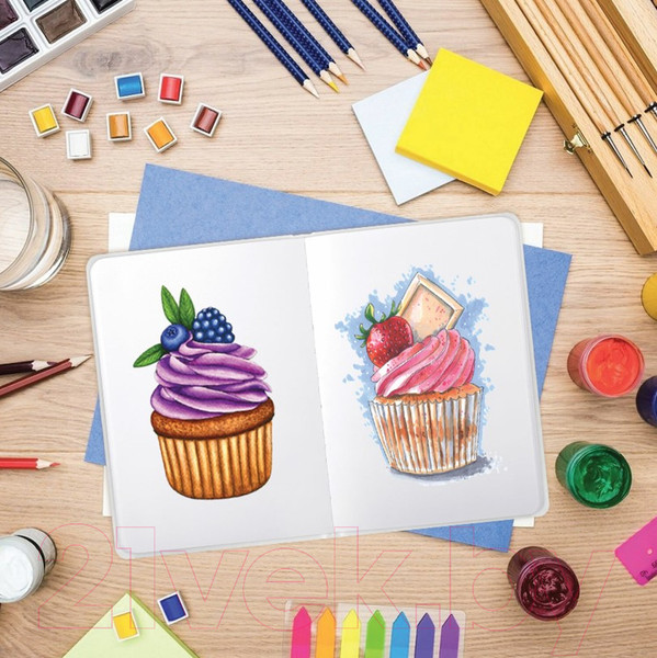 Изображение товара Скетчбук Brauberg Art Debut Хогвартс / 114581 (80л)