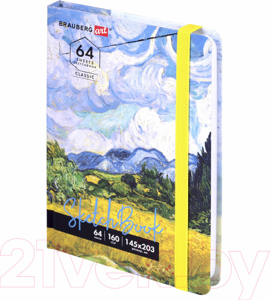 Изображение товара Скетчбук Brauberg Art Classic Ван Гог / 114590