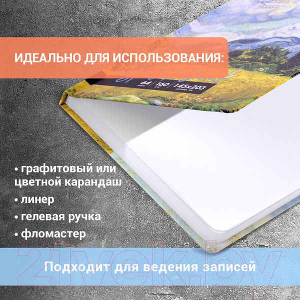 Изображение товара Скетчбук Brauberg Art Classic Ван Гог / 114590