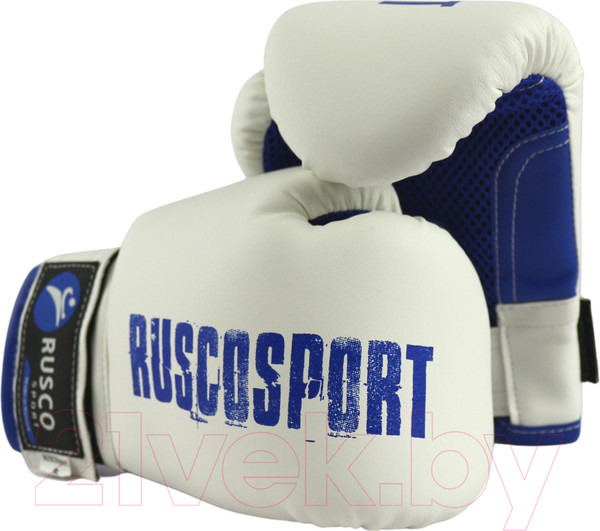 Изображение товара Боксерские перчатки RuscoSport 4oz (бело-синий)