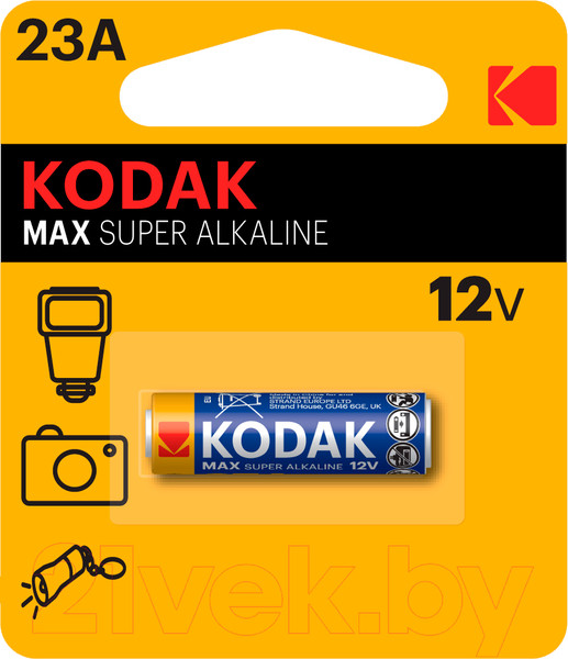 Изображение товара Батарейка Kodak Max Super Alkaline 23A 1BL