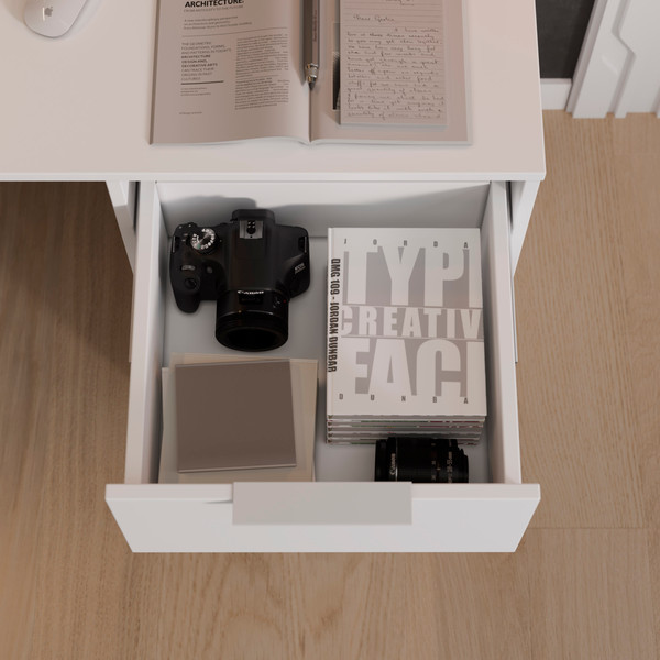 Изображение товара Письменный стол ТриЯ Марли тип 1 (белый)