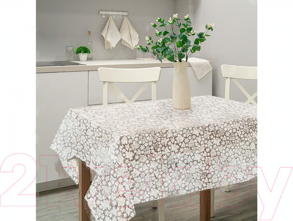 Изображение товара Скатерть Рыжий кот Розы / 106450