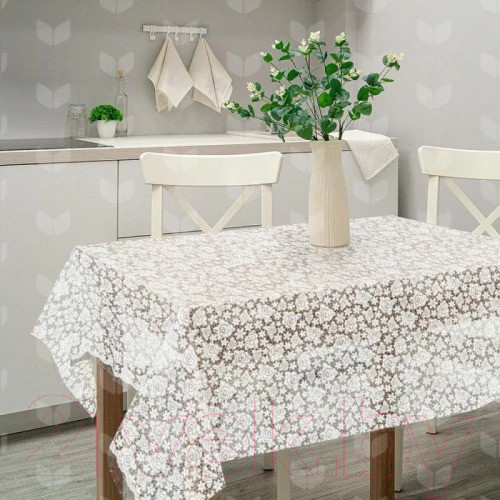 Изображение товара Скатерть Рыжий кот Розы / 106457