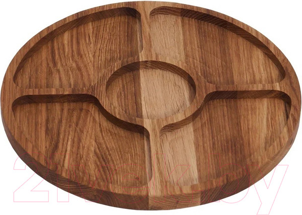 Изображение товара Менажница SemWood Круглая 5 делений (27x27, дуб)