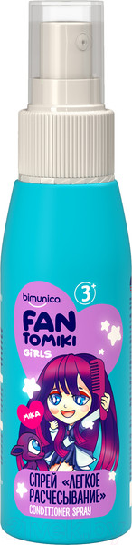 Изображение товара Спрей детский для волос Bimunica Kids Fantomiki Сool Cotton 3+ для легкого расчесывания (100мл)