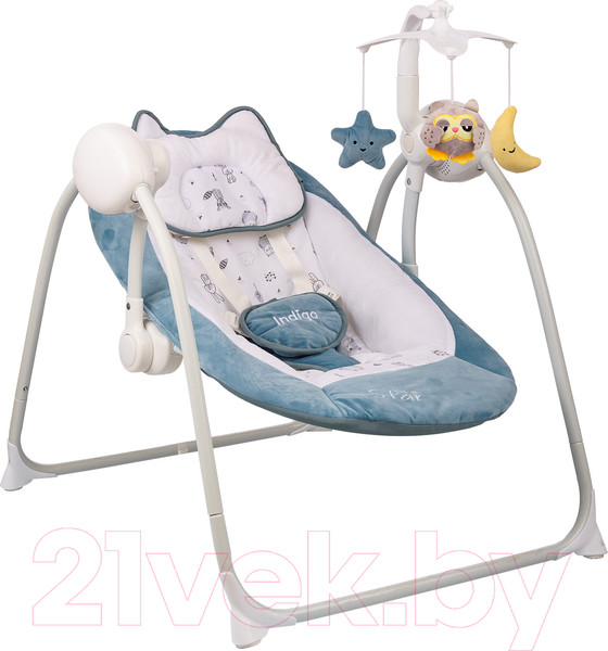Изображение товара Качели для новорожденных INDIGO Star (синий)